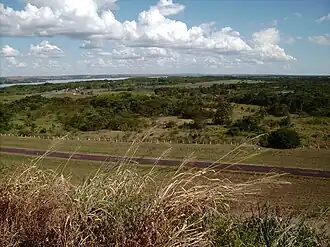 Vista parcial da região de Selvíria