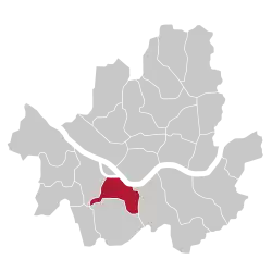 Localização de Dongjak-gu em Seul