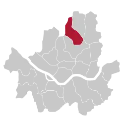 Localização de Gangbuk-gu em Seul