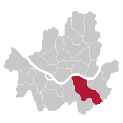 Localização de Gangnam-gu em Seul