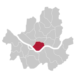 Localização de Yongsang-gu em Seul