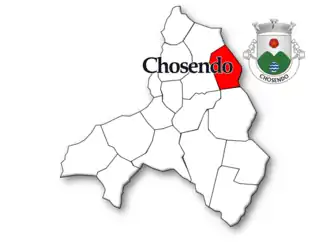 Localização no município de Sernancelhe