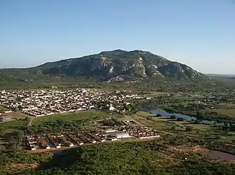 Vista Aérea da Cidade de Serra Negra do Norte-RN