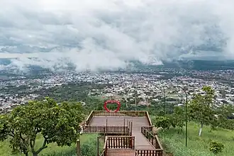 Vista da cidade de Paraíso do Tocantins a partir da Serra do Estrondo