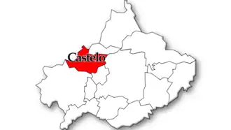 Localização no município de Sertã