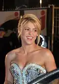 A cantora colombiana Shakira recebeu o prêmio em 2006, 2016 e 2023.