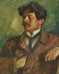 Shaul Tchernichovsky, 1928, óleo sobre tela