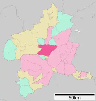 Localização de Shibukawa