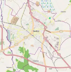 Localização de Siedlce na Polónia