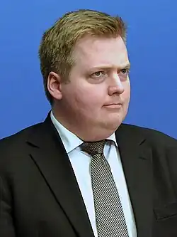 Sigmundur Davíð Gunnlaugsson (2013–2016) 12 de março de 1972 (53 anos)