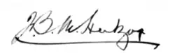 Assinatura de J. B. M. Hertzog