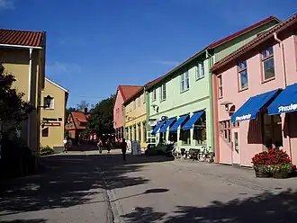 A rua Stora gatan, existente desde o século X