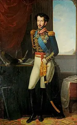 Conde do Rio Pardo, óleo sobre tela, 1830, 113 x 71 cm. No acervo do Museu Imperial.