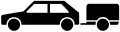 Auto mit Anhänger