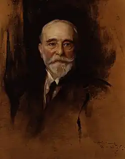 Retrato de Luke Fildes por Philip de László (1914)