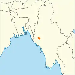 Área de distribuição da trepadeira-dos-chim