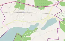 Localização de Skępe na Polónia