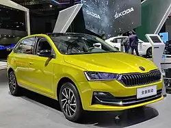 Škoda Rapid Spaceback 2020 na China (dianteira)