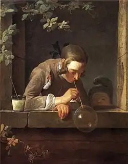 Bolhas de Sabão (ca. 1733-1734), óleo sobre tela, 93 x 74,6 cm., National Gallery of Art