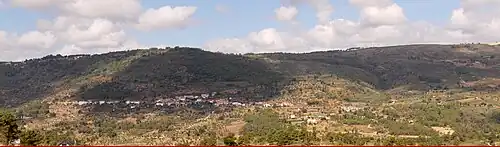 Vista panorâmica da aldeia
