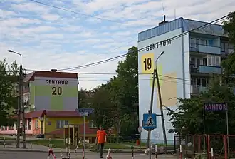 Um dos conjuntos habitacionais