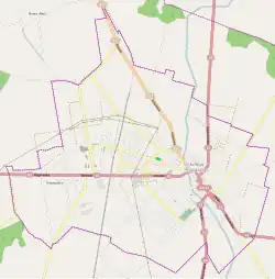 Localização de Sokołów Podlaski na Polónia