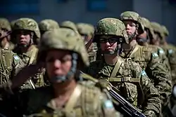 Desfile do Exército da Argentina, em 2016.