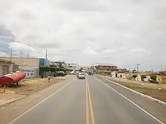 BR-230 na entrada de Soledade.