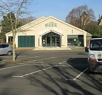 O Palácio municipal de Solesmes