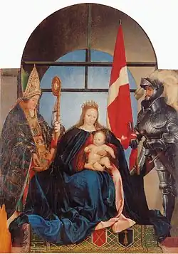 Madonna Solothurn, de Hans Holbein, o Jovem, 1522.