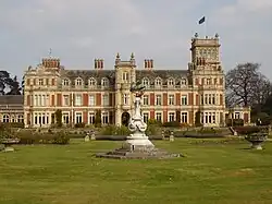 Somerleyton Hall perto de Lowestoft e Great Yarmouth na costa leste de East Anglia