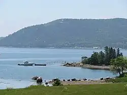 Somes Sound, o mais longo braço de mar na ilha