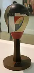 Tête Dada, escultura em madeira, 1920
