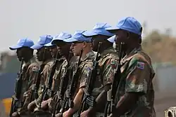 Solados do exército da África do Sul.