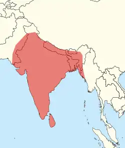 Distribuição de Daboia russelii