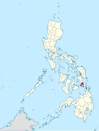 Leyte do Sul na Visayas Orientais Coordenadas : 10°20'N, 125°5'E