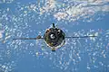 A TMA-12M se aproximando da ISS.