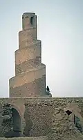 Minarete da Mesquita Abu Dulafe, também em Samarra, Iraque