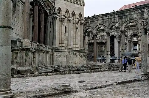 Detalhe actual do palácio
