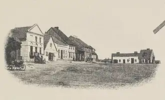 Praça principal em 1908