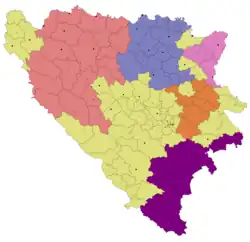 Oblasts Autônomos Sérvios na Bósnia e Herzegovina (Novembro de 1991)