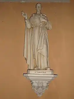 Estátua de St.François Regis, St. Martin-de-Valamas, Ardèche