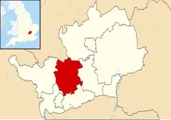 Localização de St Albans em Hertfordshire