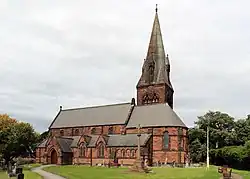 Igreja de St Barnabas, Bromborough, Merseyside (1862-64)