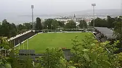 O estádio de futebol Stadsparksvallen