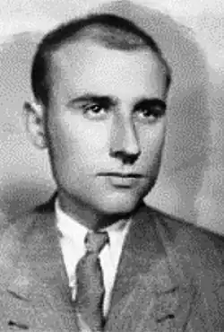 A photograph of Josef Hoop in 1945.