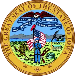 Selo oficial de Iowa