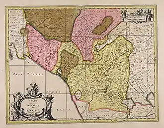 Localização de Luca