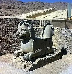 Capitel de leão em Persepolis