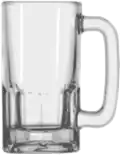 Modern glass stein or tankard